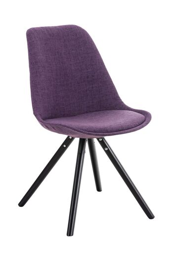 Chaise de salle à manger - Chaise seau - Plastique - Violet , SKU331