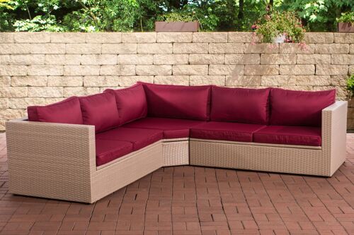 Loungebank tuin - Loungeset Tuinmeubels - Tuinbanken - Robijnrood , SKU336