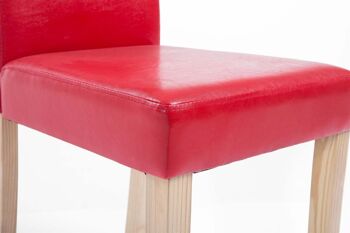 Chaise de salle à manger - Rouge - Moderne , SKU361 1