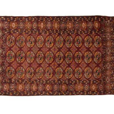 Kaukasus Buchara 197x112 Handgeknüpft Teppich 110x200 Mehrfarbig Orientalisch Kurzflor