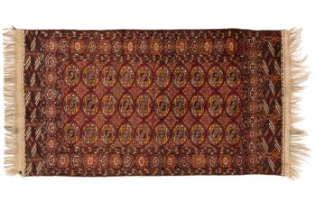 Tapis Caucase Boukhara 197x112 noué main 110x200 multicolore, oriental, poils courts 1