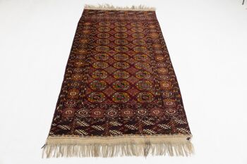 Tapis Caucase Boukhara 197x112 noué main 110x200 multicolore, oriental, poils courts 2