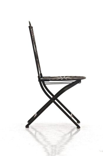 Chaise de jardin - Métal - Graceful - Bronze , SKU382 3