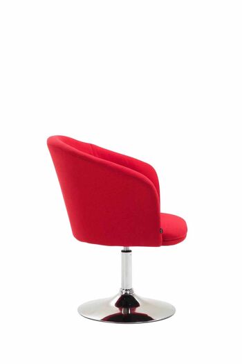 Chaise - Tissu - Aspect spécial - Rouge, SKU455 3