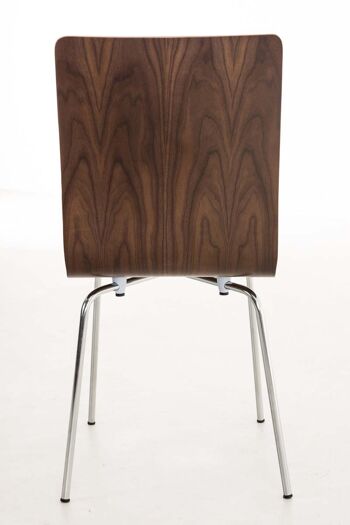 Chaise - Chaise de salle à manger - Design scandinave - Solide - Bois - Noyer - 43x47x87 cm , SKU476 4