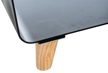 Support à bois de chauffage - Rangement de bois de chauffage - Noir mat - 40x40x30 cm , SKU520 6