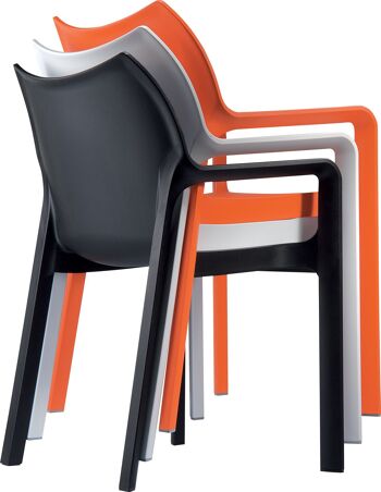 Chaise de jardin - Plastique - Confortable - Crème , SKU522 2