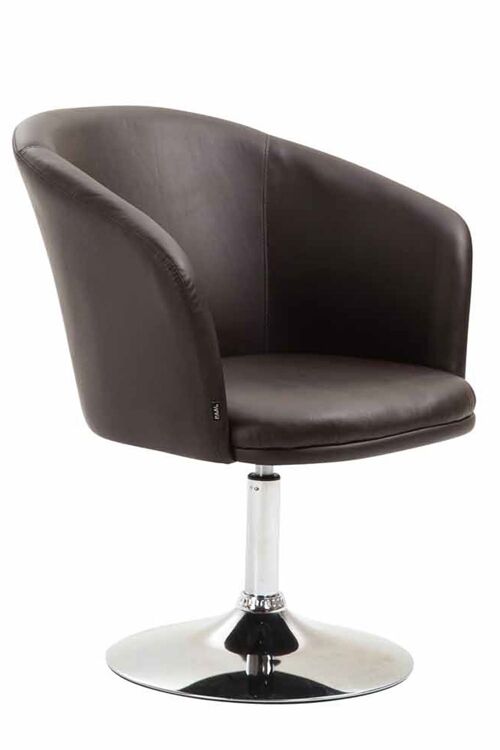 Fauteuil - Gewatteerde Zitting - Kunstleer - Bruin , SKU540