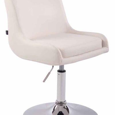 Fauteuil - Draaistoel - Modern - Kunstleer – Wit , SKU541