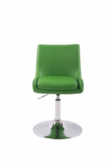 Fauteuil - Chaise pivotante - Moderne - Cuir artificiel - Vert , SKU545 2