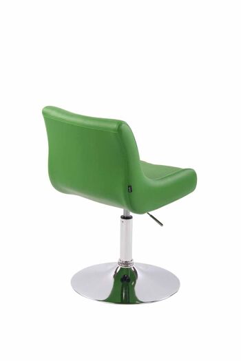 Fauteuil - Chaise pivotante - Moderne - Cuir artificiel - Vert , SKU545 4
