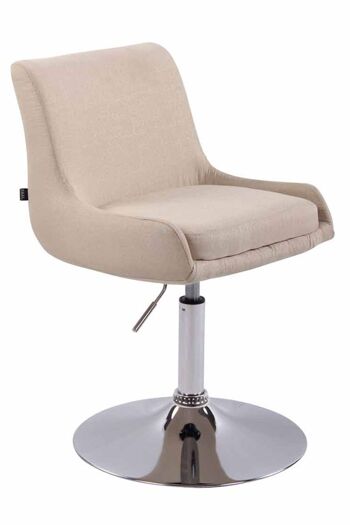 Fauteuil - Chaise pivotante - Moderne - Crème , SKU555 1