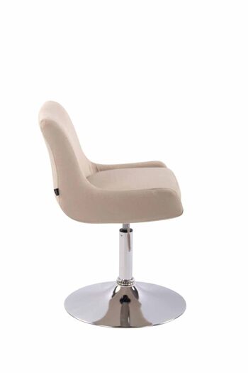 Fauteuil - Chaise pivotante - Moderne - Crème , SKU555 3