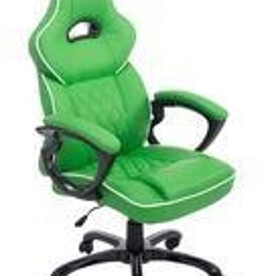 Bureaustoel - Game stoel - Design - Armleuning - Kunstleer - Groen - 66x72x124 cm , SKU626