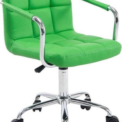 Bureaustoel - Comfortabel - Kunstleer - Groen , SKU676
