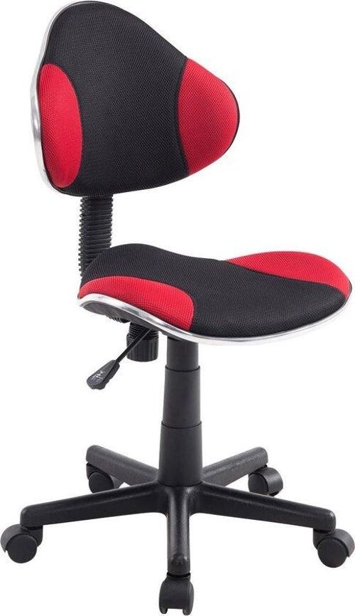 Bureaustoel | Comfortabel | Microfiber - Rood/Zwart , SKU681