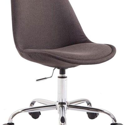 Bureaustoel - Stoel - Scandinavisch design - In hoogte verstelbaar - Stof - Grijs - 48x54x91 cm , SKU683