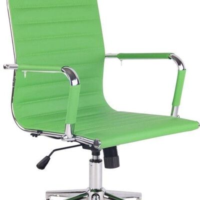 Bureaustoel - Stoel - Modern - In hoogte verstelbaar - Kunstleer - Groen - 58x65x120 cm , SKU684