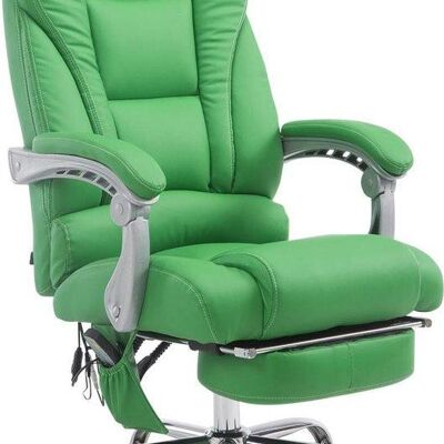 Bureaustoel | Stoel met massagefunctie | Kunstleer| Oranje - Groen , SKU704