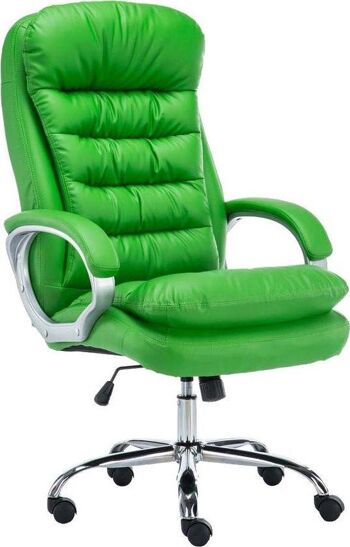 chaise de bureau | Adultes | Ergonomique | Confortable | Gris - Vert , SKU711 1