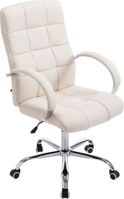 Bureaustoel | Ergonomisch | Comfortabel | Directiestoel | Bruin - Creme , SKU731