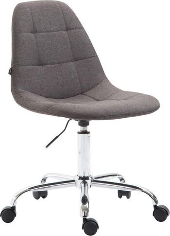 chaise de bureau | Confortable | Tissu | Rouge - Gris Foncé , SKU754 1