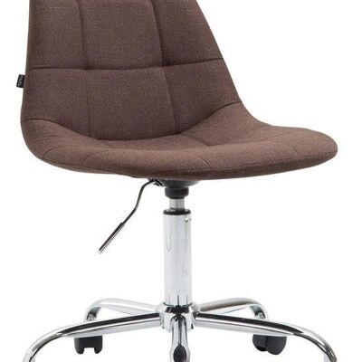 Bureaustoel | Comfortabel | Stof | Rood - Bruin , SKU756