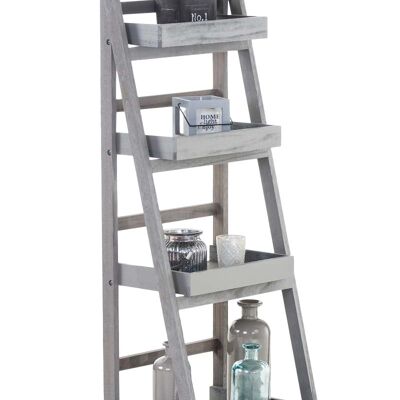 Opbergladder - Hout ladder - Trappenhuis - Donkerbruin , SKU799