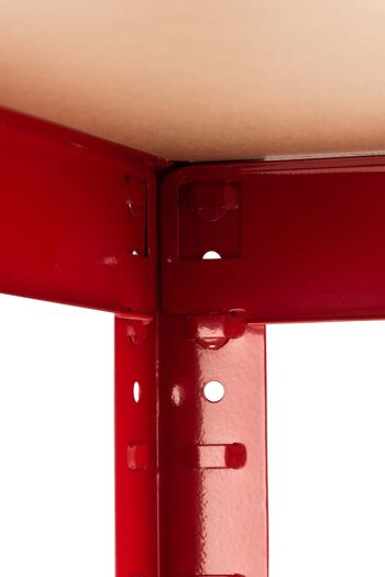 Meuble de rangement - Rack de rangement - Etagère d'angle - Rouge , SKU801 10