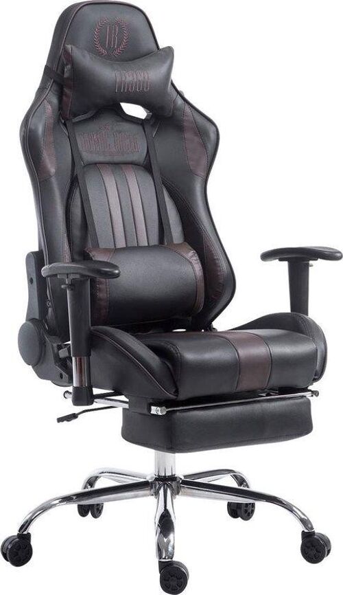 Gamingstoel voor volwassenen - met voetensteun - zwart - 135x70x135 , SKU805
