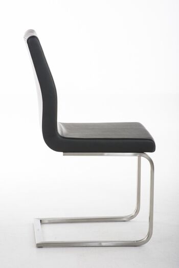 Chaise de salle à manger - Chaise - Cuir artificiel - Marron , SKU807 2