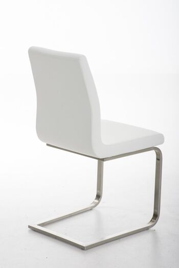 Chaise de salle à manger - Chaise - Cuir artificiel - Marron , SKU807 5