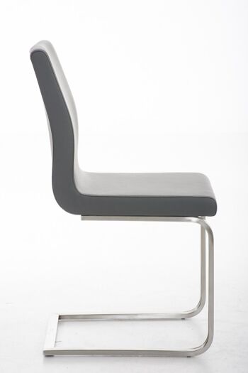 Chaise de salle à manger - Chaise - Cuir artificiel - Marron , SKU807 7