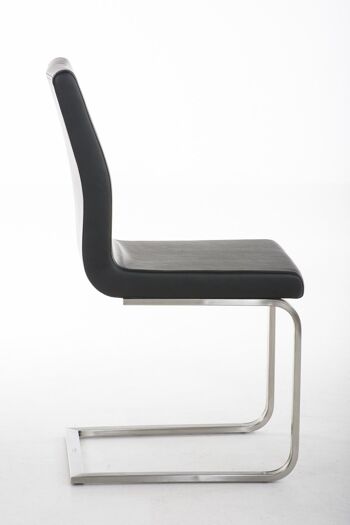 Chaise de salle à manger - Chaise - Cuir artificiel - Bleu , SKU813 2