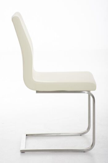 Chaise de salle à manger - Chaise - Cuir artificiel - Bleu , SKU813 9