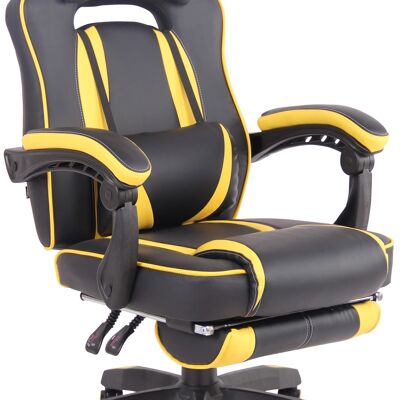 Bureaustoel volwassenen - geschikt voor het gamen - zwart/oranje - 61x68x124 , SKU824