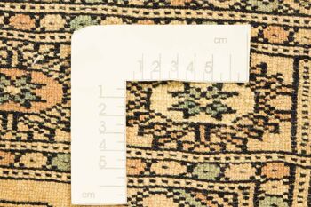 Tapis Pakistan Boukhara 92x65 noué main 70x90 motif géométrique beige, poils ras 5