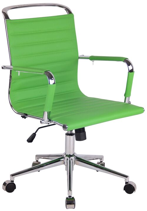 Bureaustoel - Stoel - Modern - In hoogte verstelbaar - Kunstleer - Groen , SKU852