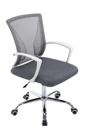 Chaise de bureau - Chaise - Mobile - Hauteur réglable - Plastique - Gris , SKU869