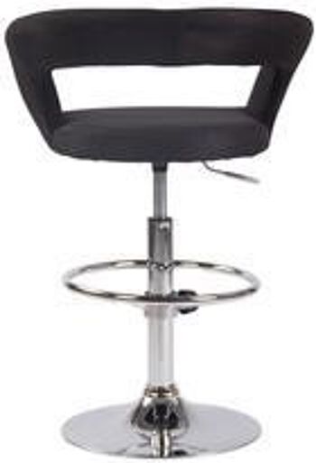 Tabouret de bar - Tabouret - Repose-pieds - Accoudoir - Réglable en hauteur - Noir , SKU881 1