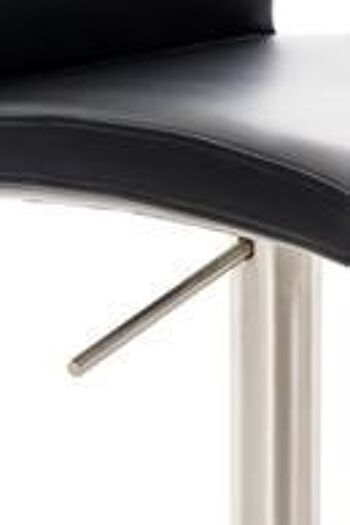 Tabouret de bar - Tabouret - Design - Repose-pieds - Cuir artificiel - 40x49x118 cm - Violet , SKU886 6