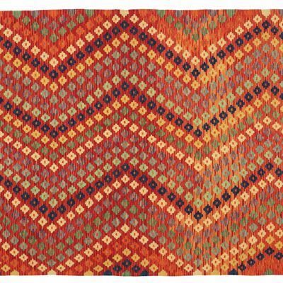 Afghan Maimana Kilim Colorato 248x176 Tappeto tessuto a mano 180x250 Lavoro manuale Orient Room