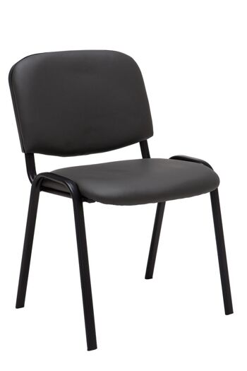 Chaises - Chaises chaises de salle à manger - Lot de 12 - Empilable - Cuir artificiel - 53x53x83 cm - Vert, SKU924 6