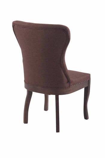 Chaise de salle à manger - Tissu - Stable - Vert , SKU982 8