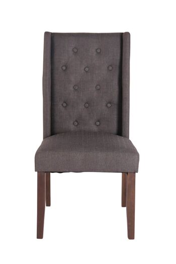 Chaise de salle à manger - Tissu - Antique - Gris , SKU1013 2