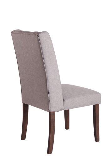 Chaise de salle à manger - Tissu - Antique - Gris , SKU1013 7