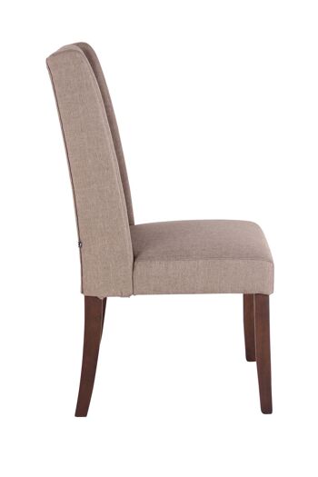 Chaise de salle à manger - Tissu - Antique - Gris , SKU1013 9