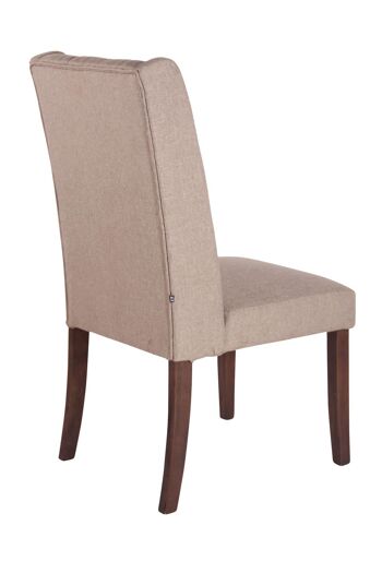 Chaise de salle à manger - Tissu - Antique - Gris , SKU1013 10