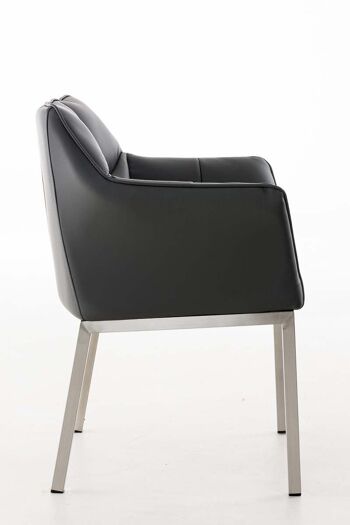 Chaise de salle à manger - Chaise - Confortable - Cuir artificiel - Vert , SKU1039 3