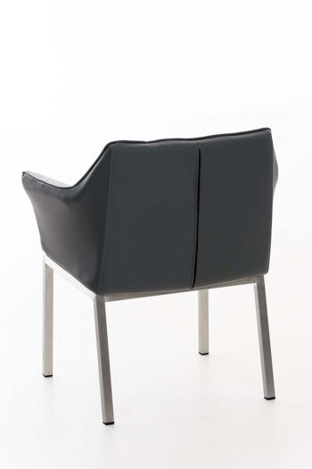Chaise de salle à manger - Chaise - Confortable - Cuir artificiel - Vert , SKU1039 4